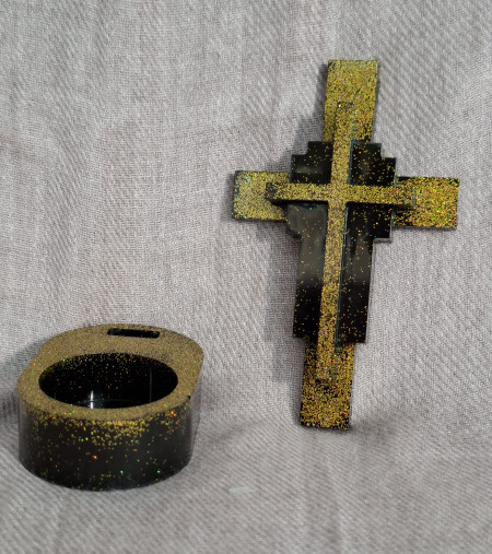 Teelichthalter 1er Kreuz