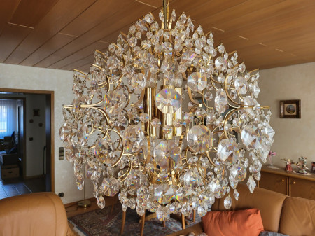 2 Kristall-Kronleuchter