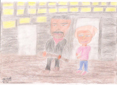 Negan mit Helfer
