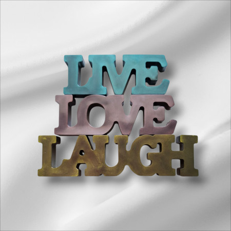 Aufstelller - Set - Lebe, Liebe, Lache